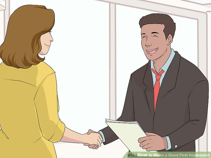 How to make a good first impression